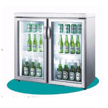 Double Glass Door Beer Cold Drink Display Cooler
